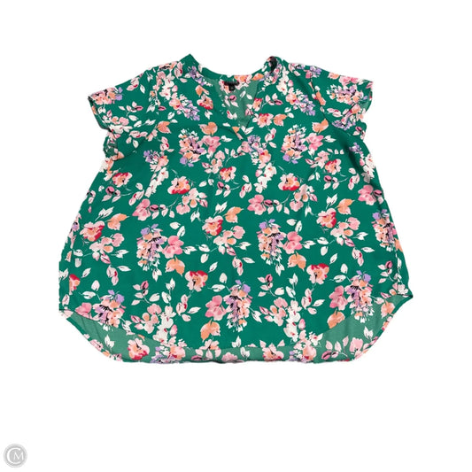 Top Short Sleeve By Torrid In Floral Print, Size: 2x