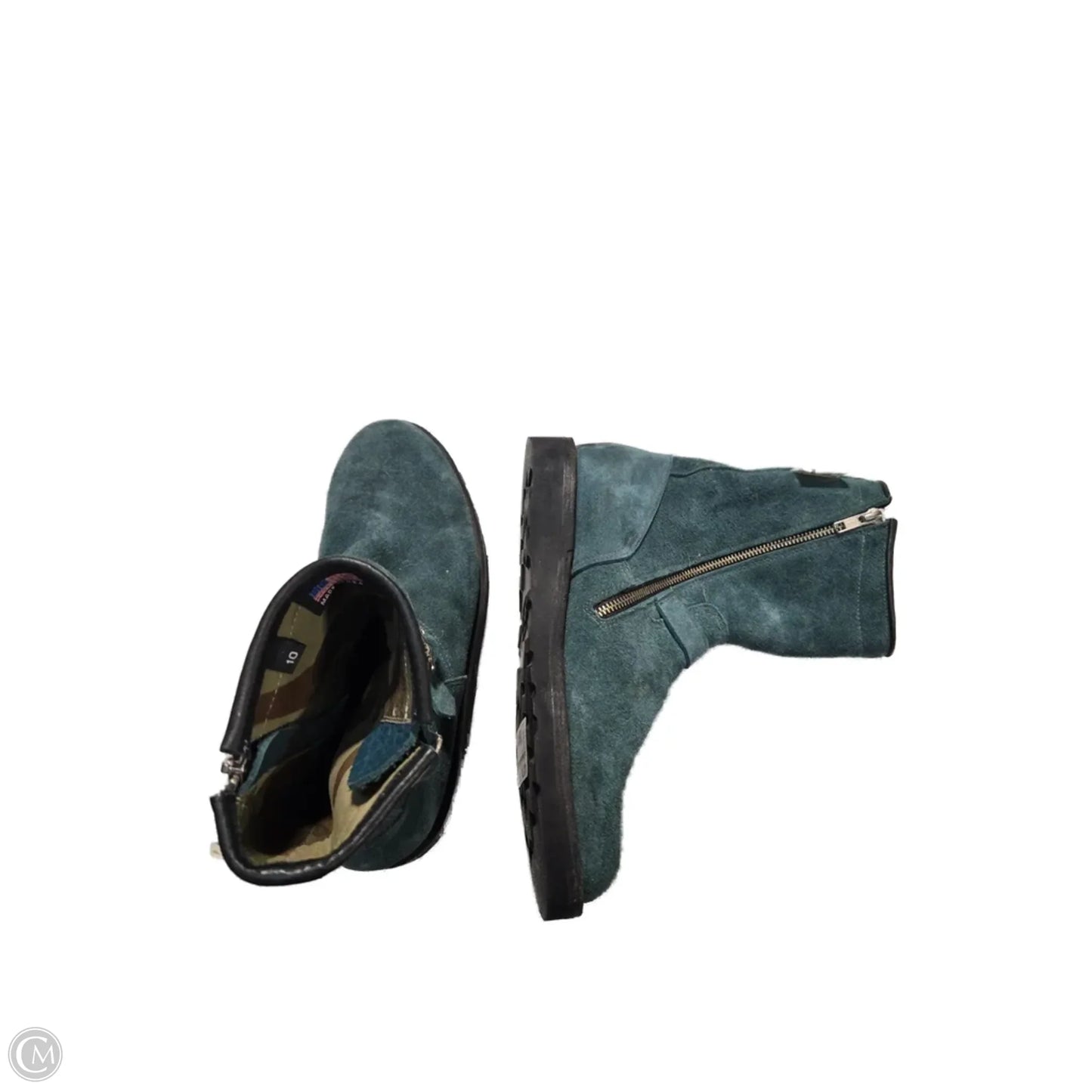 Shoes Flats By Cmb In Green, Size: 10