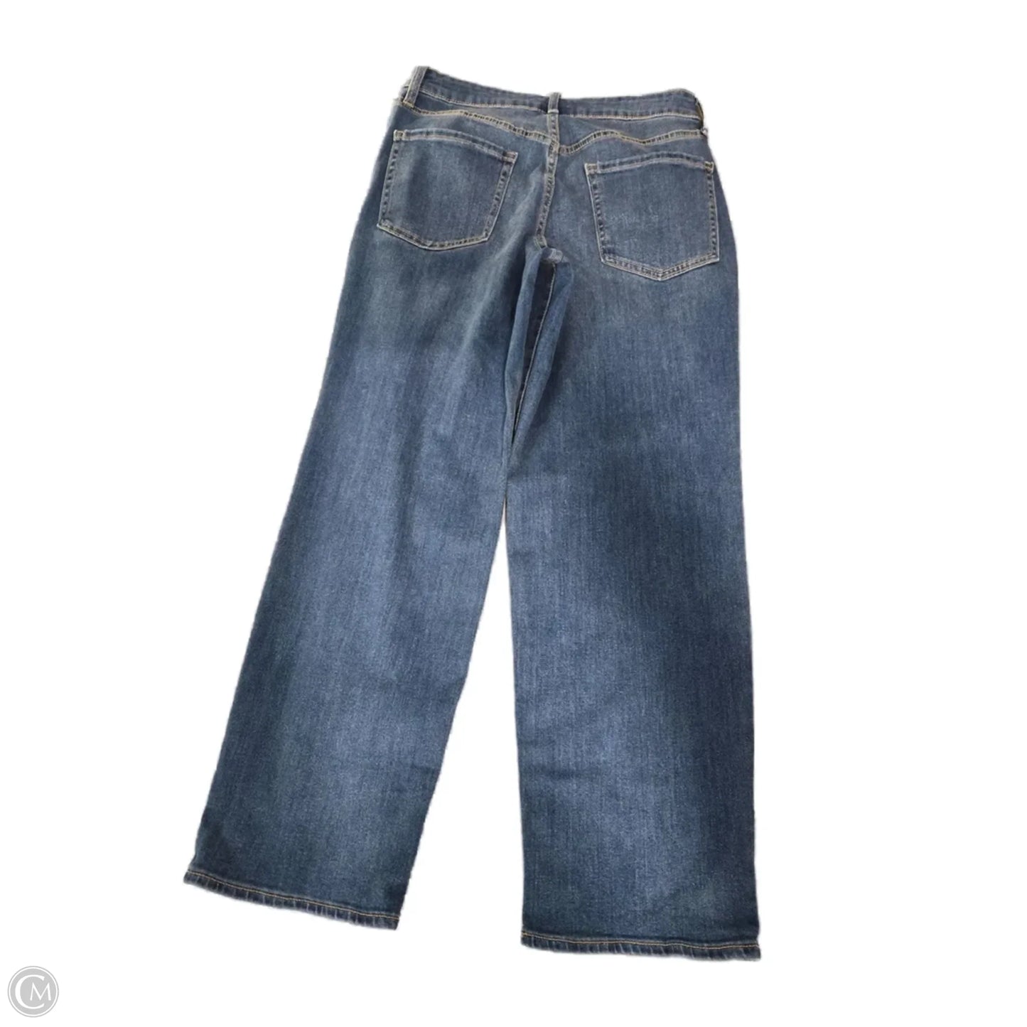 Jeans Straight By Old Navy In Blue Denim, Size: 8p