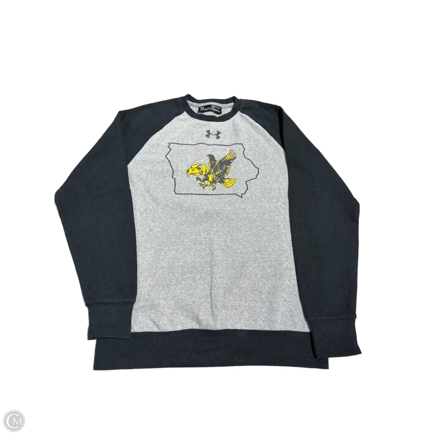 Top Long Sleeve By Under Armour In Grey, Size: S