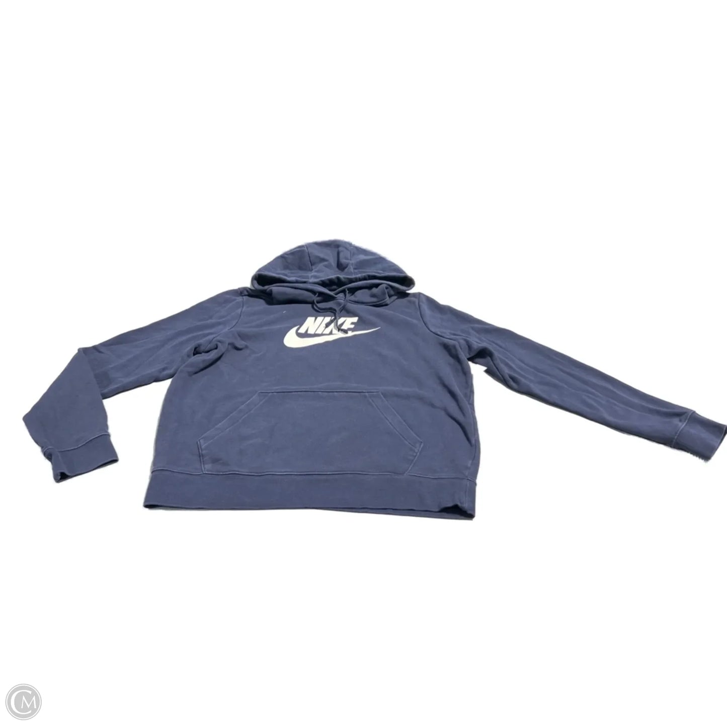 Sweatshirt Hoodie By Nike In Navy, Size: S