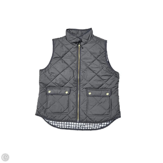 Vest Puffer & Quilted By J. Crew In Black, Size: L