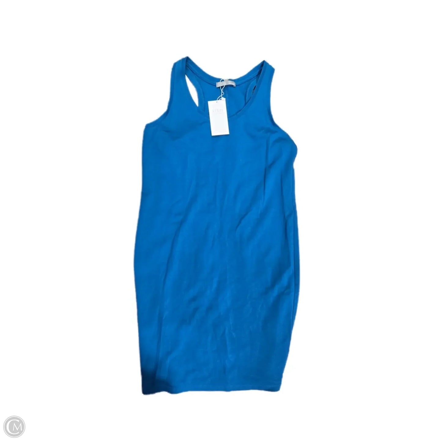 Dress Casual Midi By Cmc In Blue, Size: M