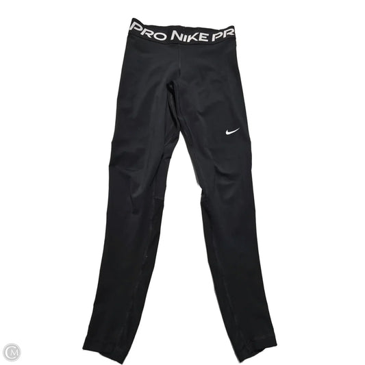 Athletic Leggings By Nike In Black, Size: S