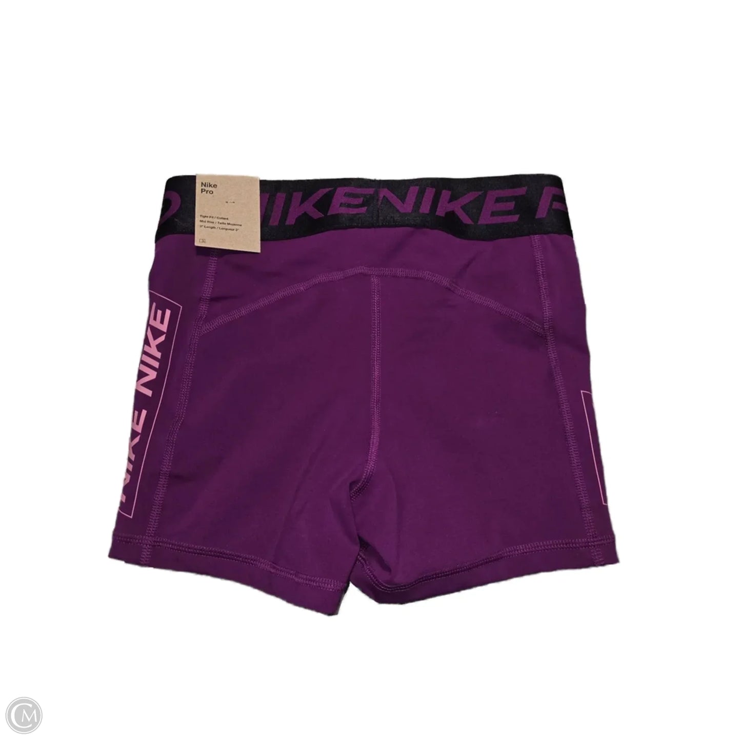 Athletic Shorts By Nike In Purple, Size: S