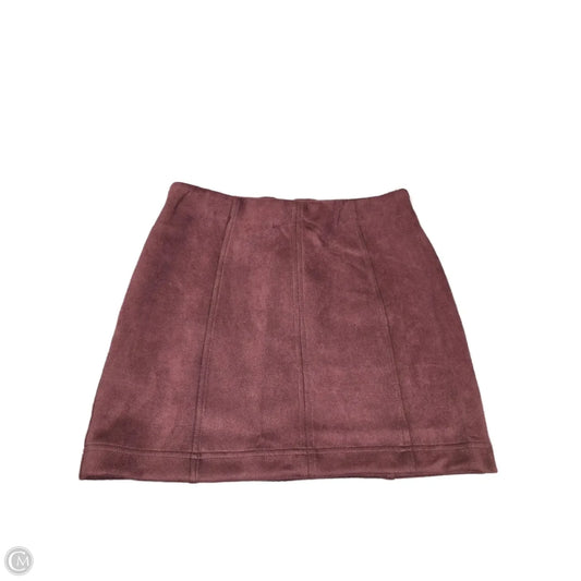 Skirt Mini & Short By Altard State In Maroon, Size: S