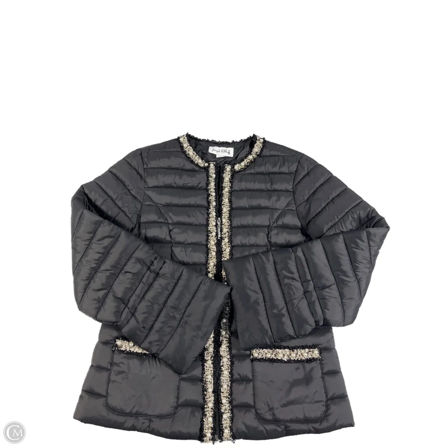 Coat Puffer & Quilted By Joseph Ribkoff In Black, Size: Sp