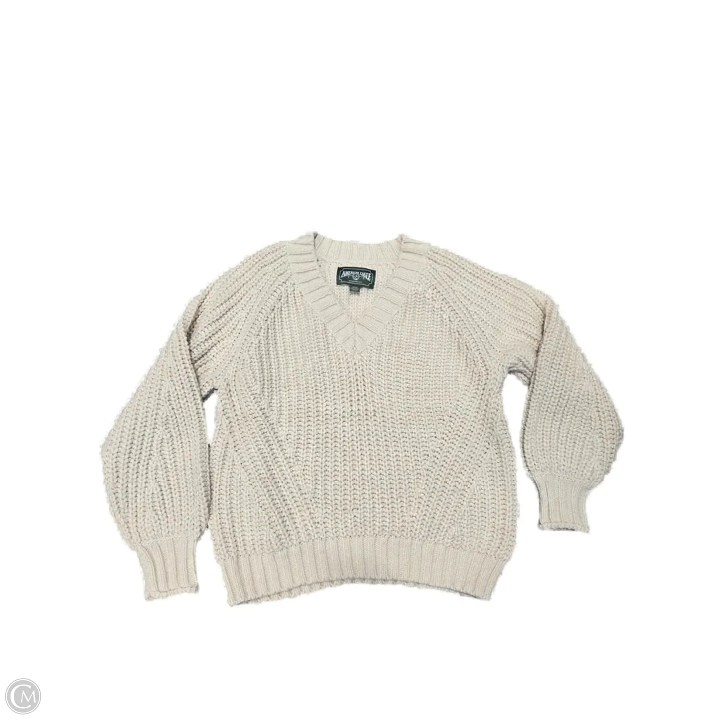 Sweater By American Eagle In Cream, Size: S