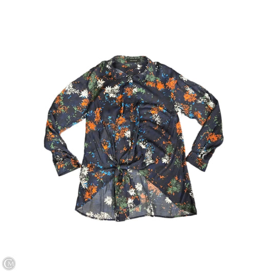 Blouse 3/4 Sleeve By Cma In Floral Print, Size: S