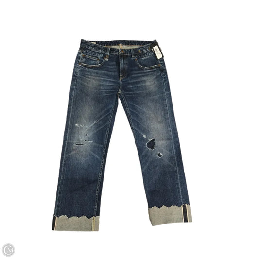 Jeans Cropped By Cma In Blue Denim, Size: 10