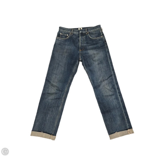 Jeans Luxury Designer By Dior In Blue Denim, Size: 8