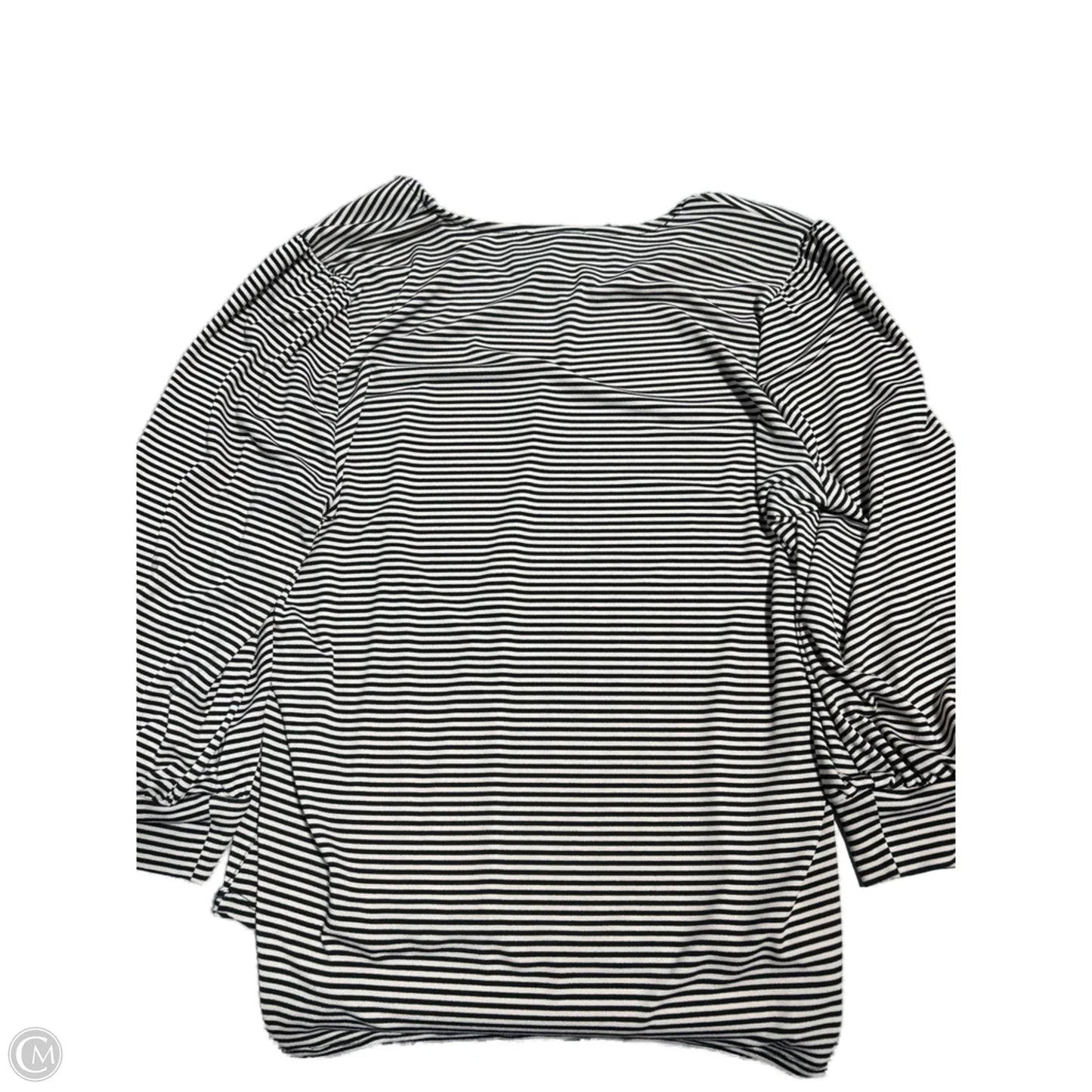Top Long Sleeve By Adrianna Papell In Striped Pattern, Size: Xl