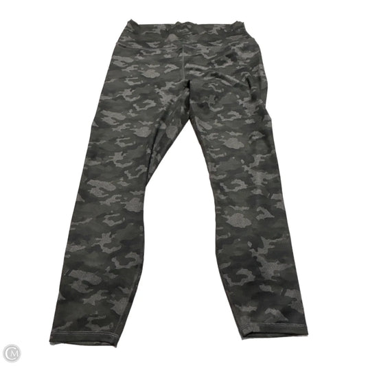 Athletic Leggings By Fabletics In Camouflage Print, Size: Xl