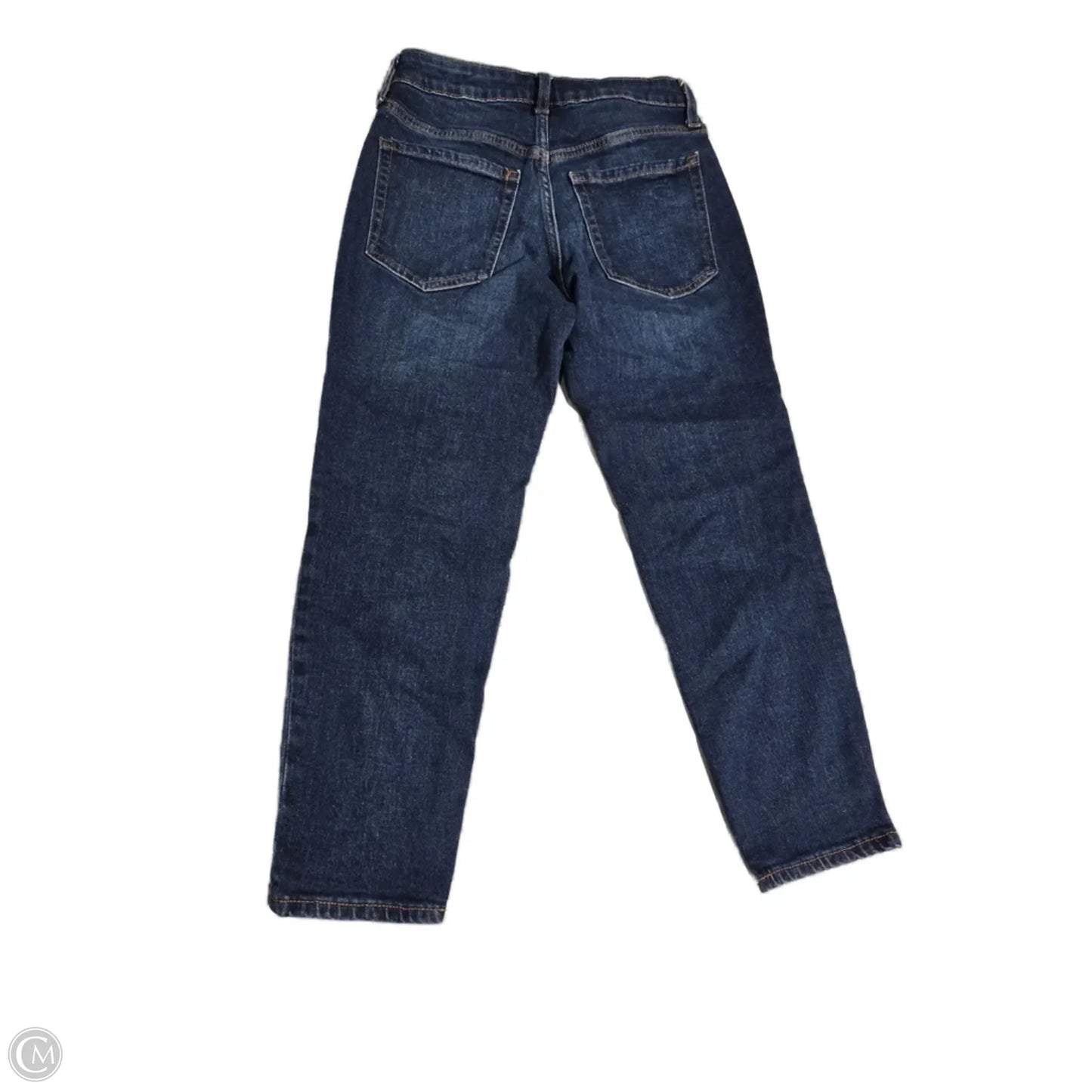 Jeans Straight By Old Navy In Blue Denim, Size: 2p