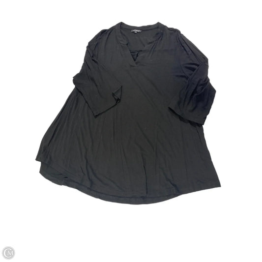 Top Long Sleeve By Cme In Black, Size: 2x