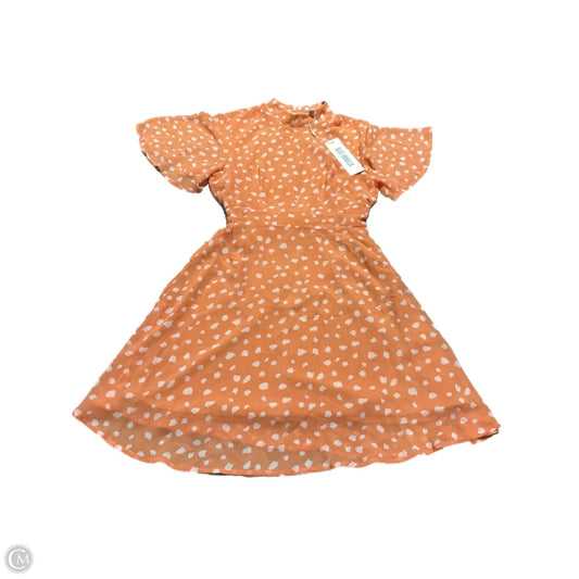 Dress Casual Short By Cme In Peach, Size: S