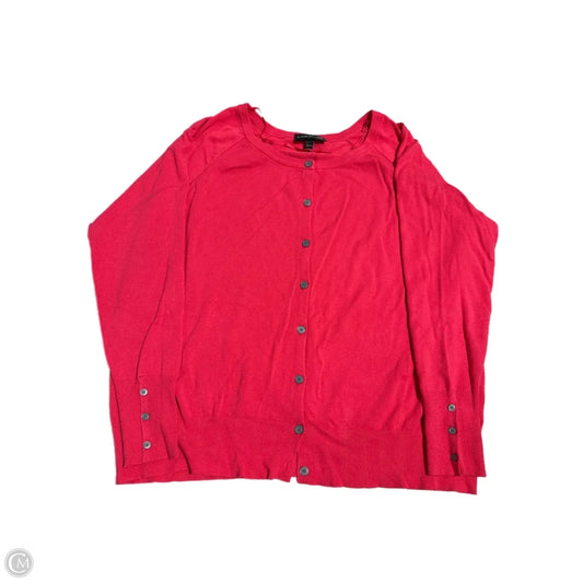 Cardigan By Lane Bryant In Coral, Size: Xxl