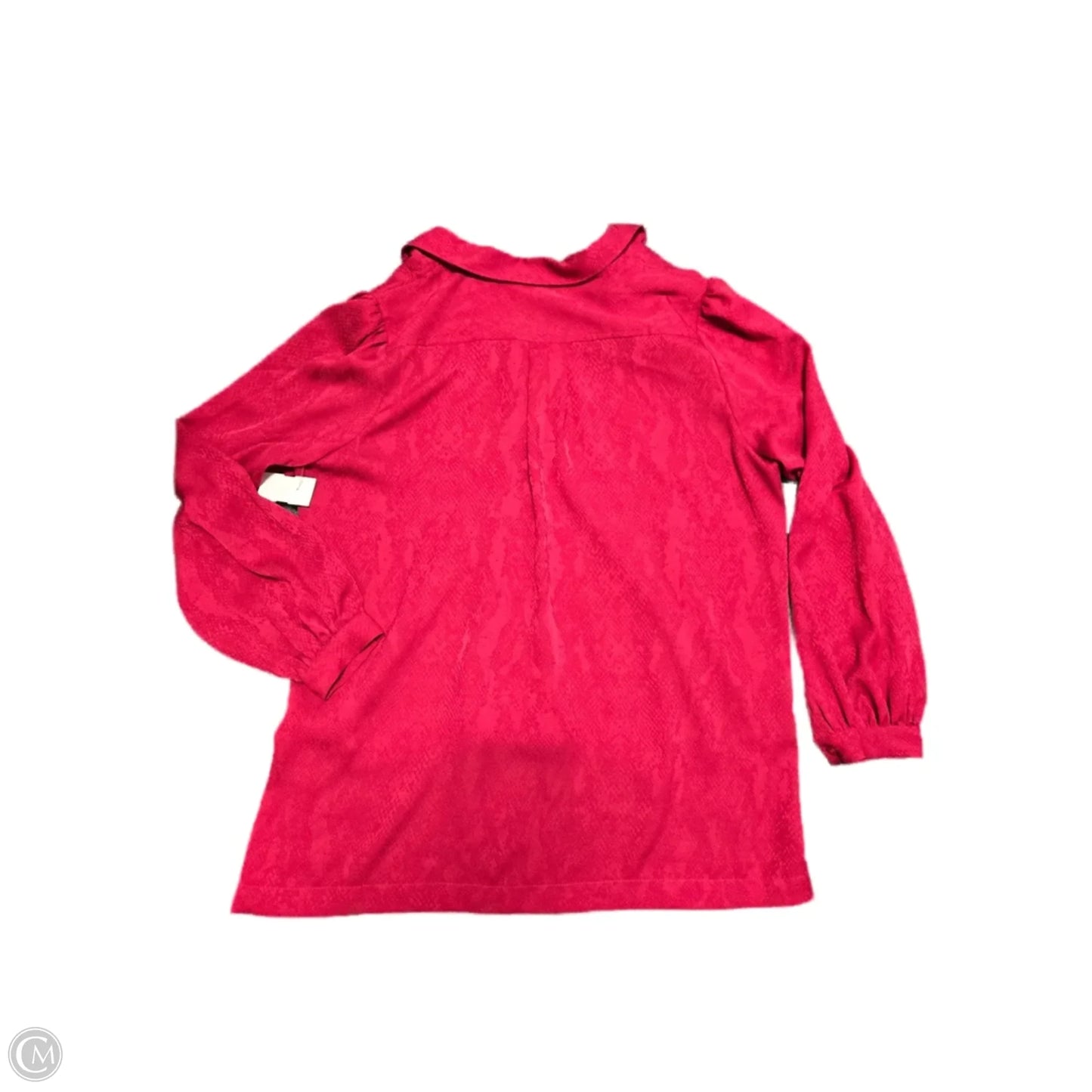 Blouse Long Sleeve By White House Black Market In Pink, Size: M