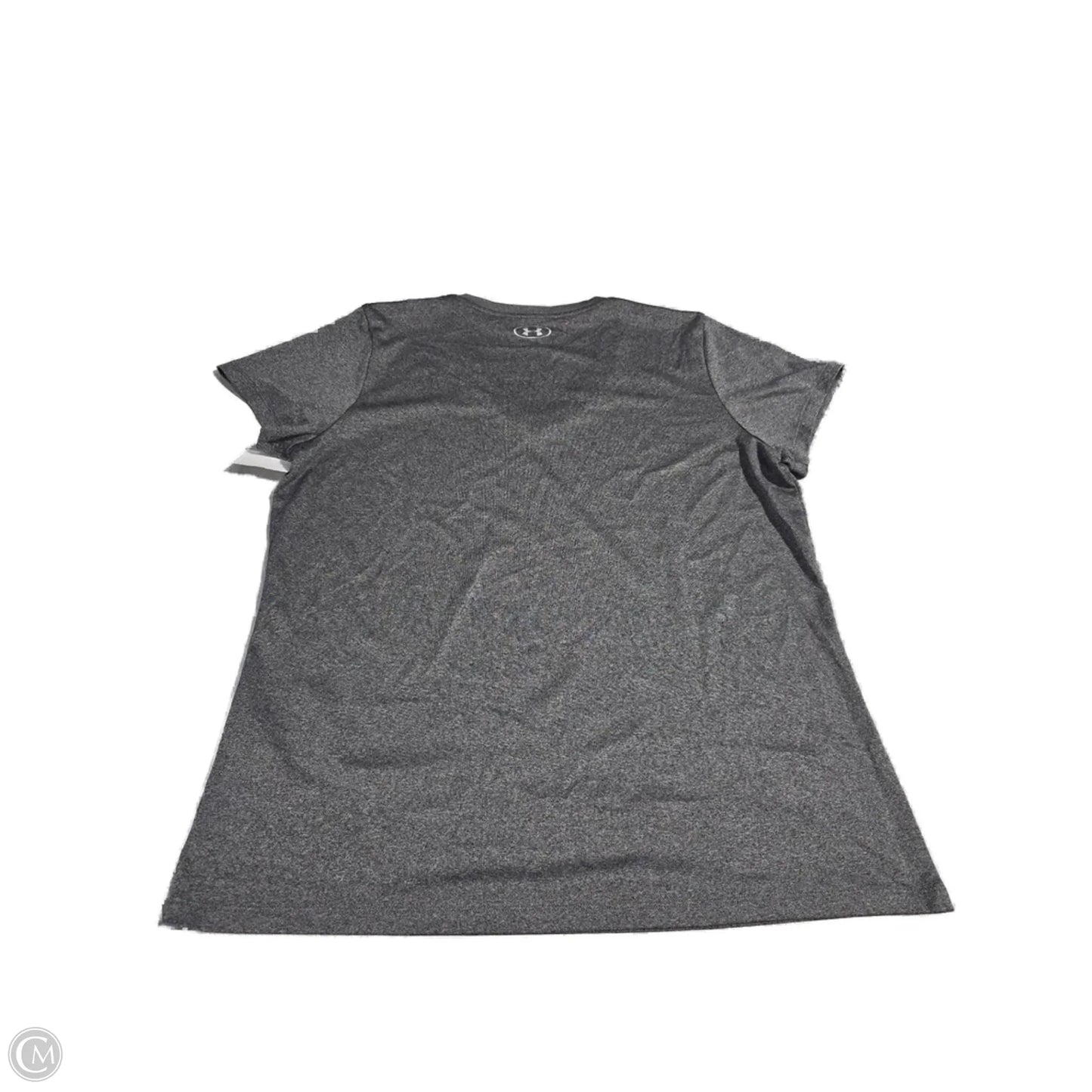 Athletic Top Short Sleeve By Under Armour In Grey, Size: Xl