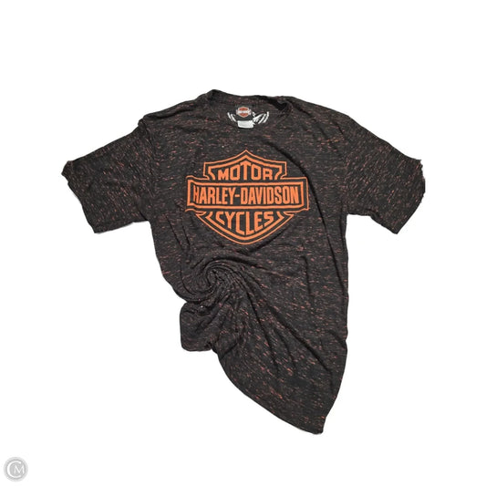 Top Short Sleeve By Harley Davidson In Black, Size: L