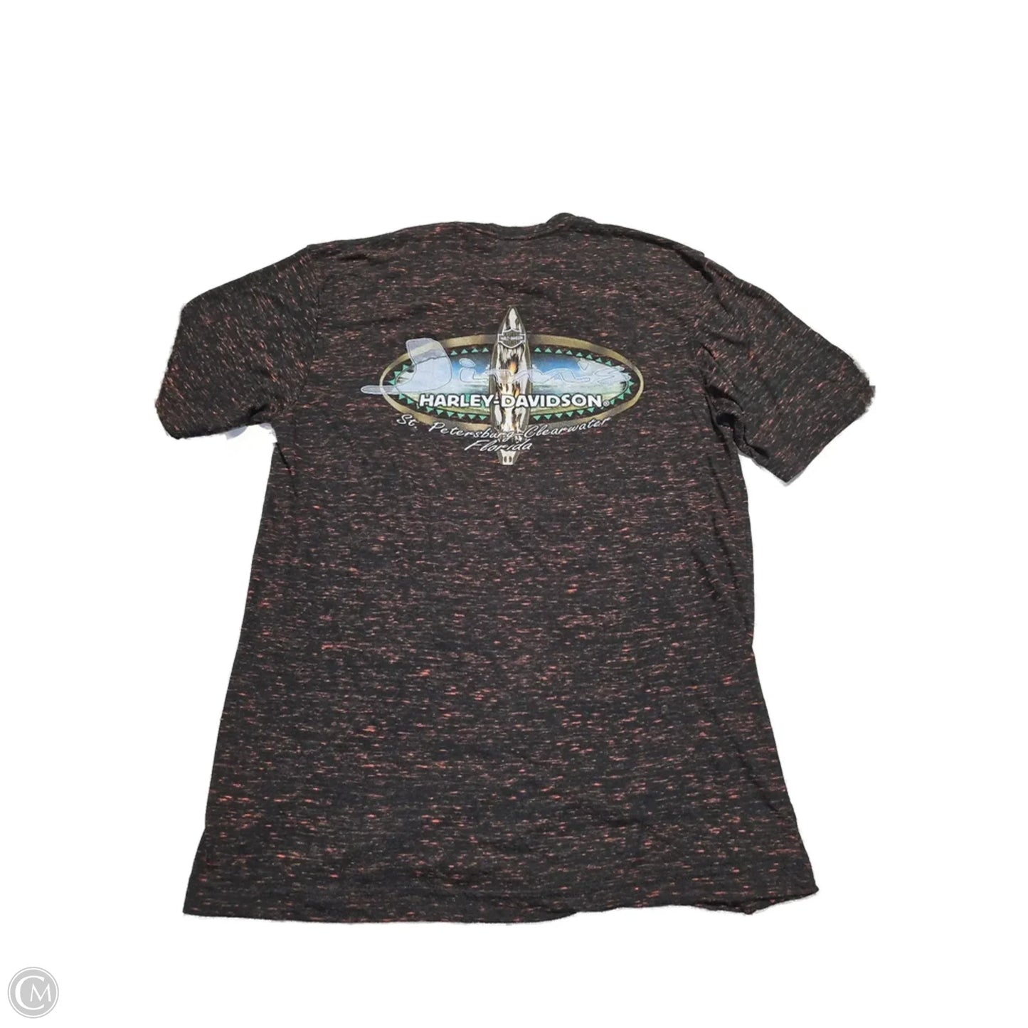 Top Short Sleeve By Harley Davidson In Black, Size: L