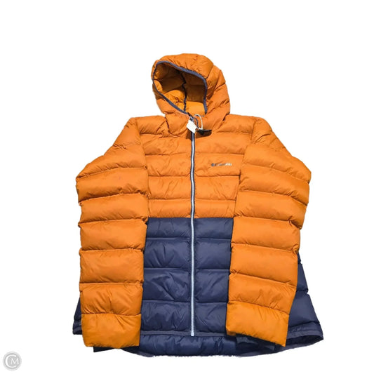 Coat Puffer & Quilted By Columbia In Blue & Orange, Size: Xl