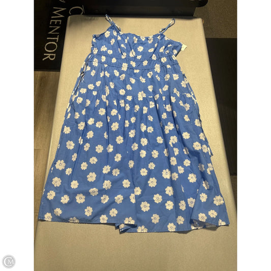 Dress Casual Midi By Universal Thread In Blue, Size: L