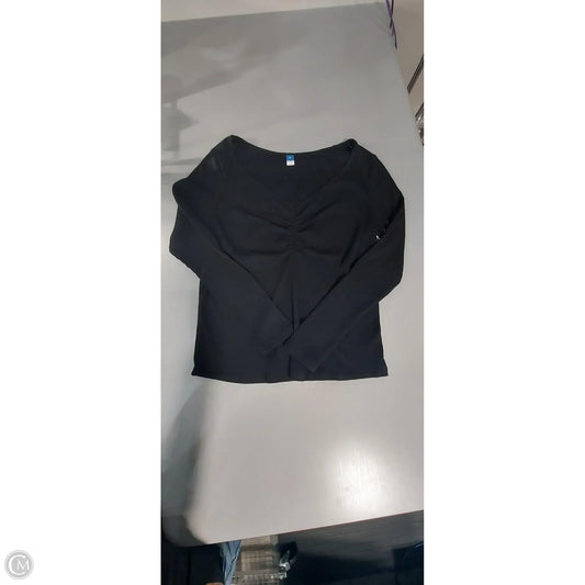 Top Long Sleeve By Old Navy In Black, Size: 2x