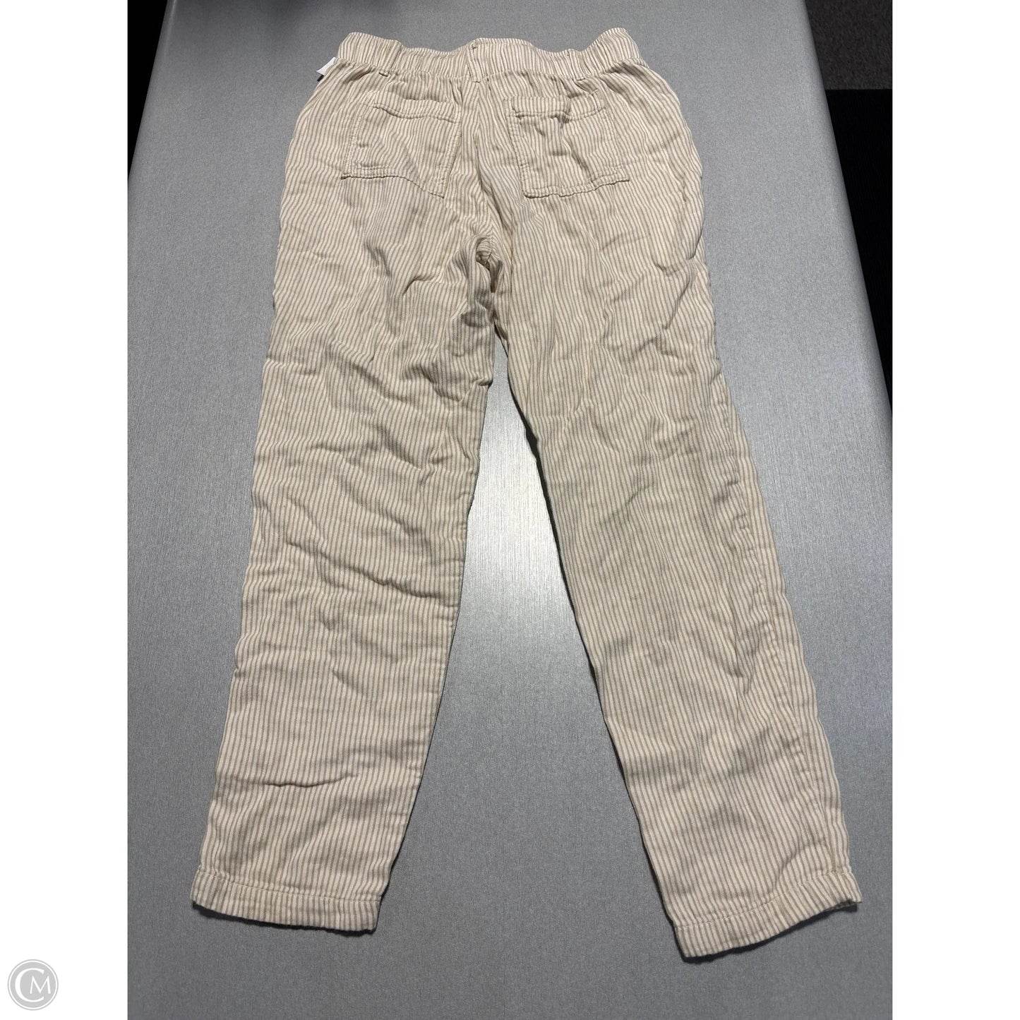 Pants Linen By Old Navy In Striped Pattern, Size: Xs