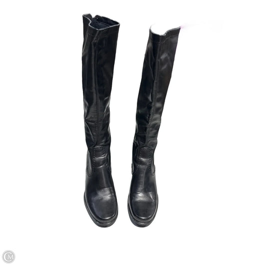 Boots Knee Heels By Franco Sarto In Black, Size: 9