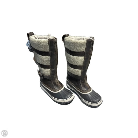 Boots Snow By Sorel In Brown, Size: 9