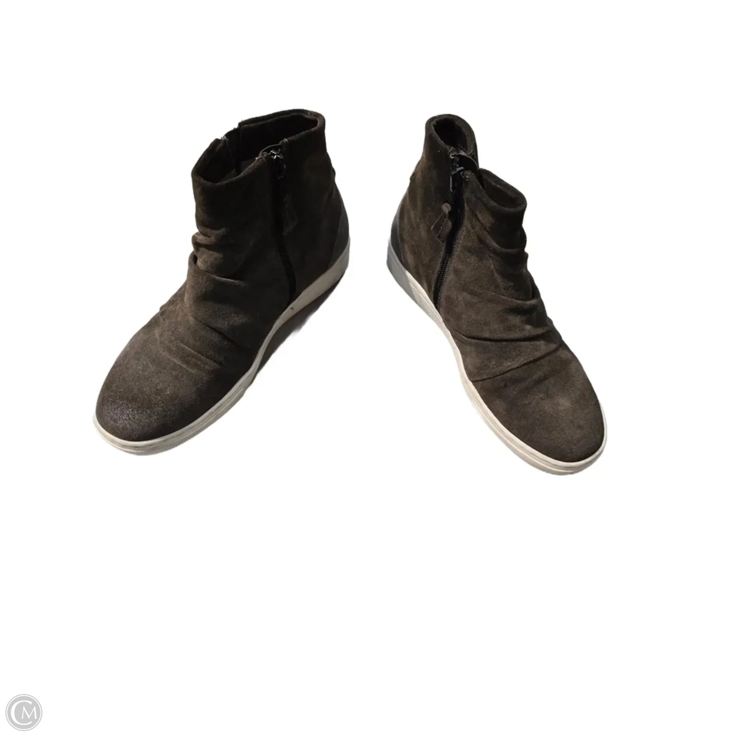 Boots Ankle Flats By Miz Mooz In Brown, Size: 7.5