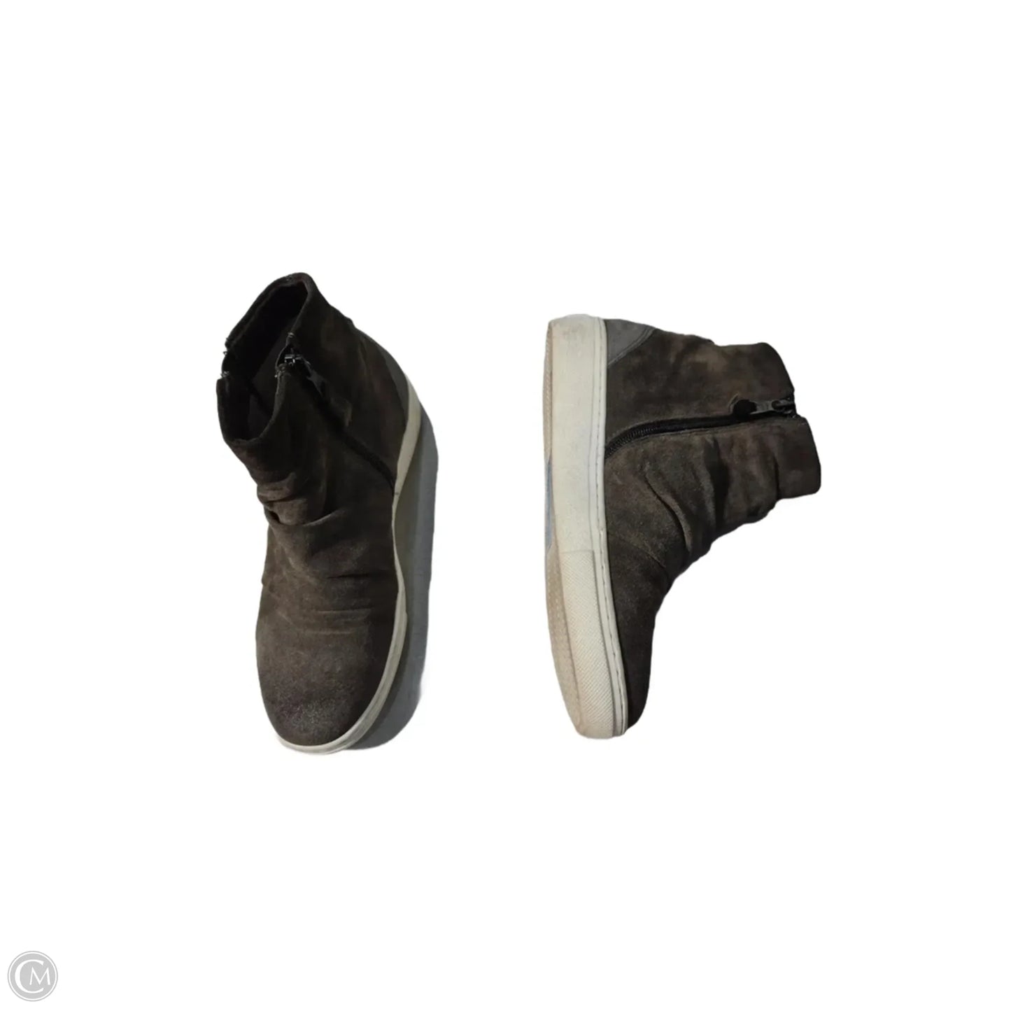 Boots Ankle Flats By Miz Mooz In Brown, Size: 7.5