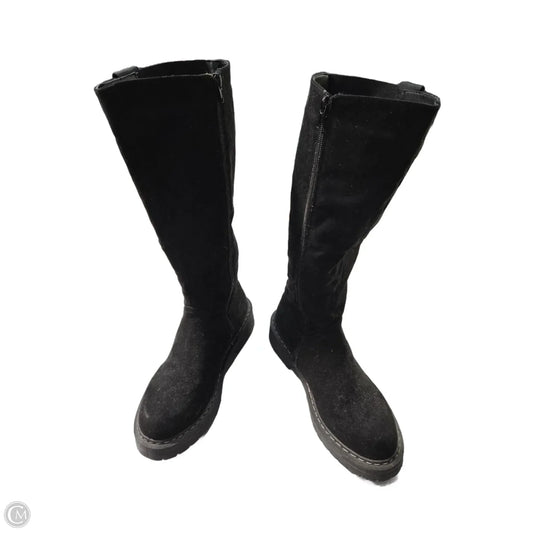 Boots Knee Flats By Sugar In Black, Size: 8