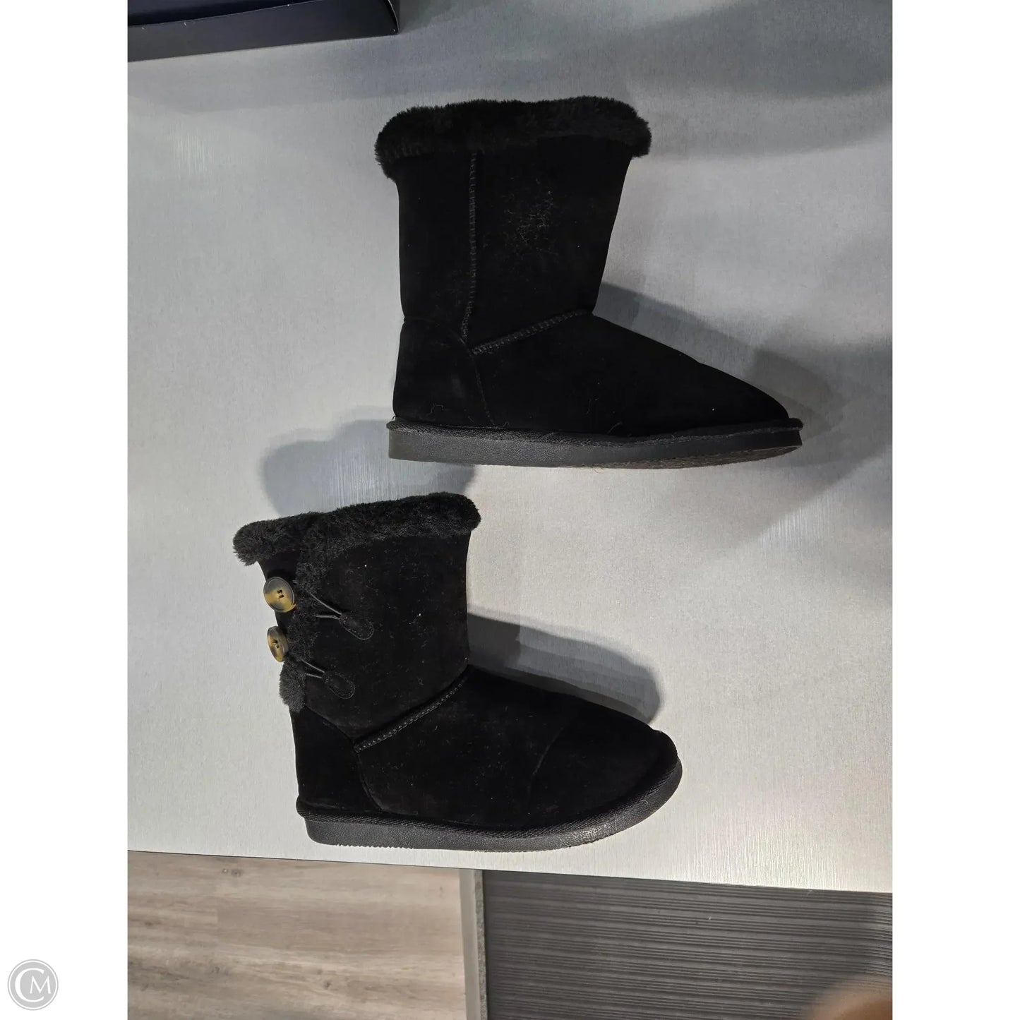Boots Ankle Flats By Sugar In Black, Size: 8