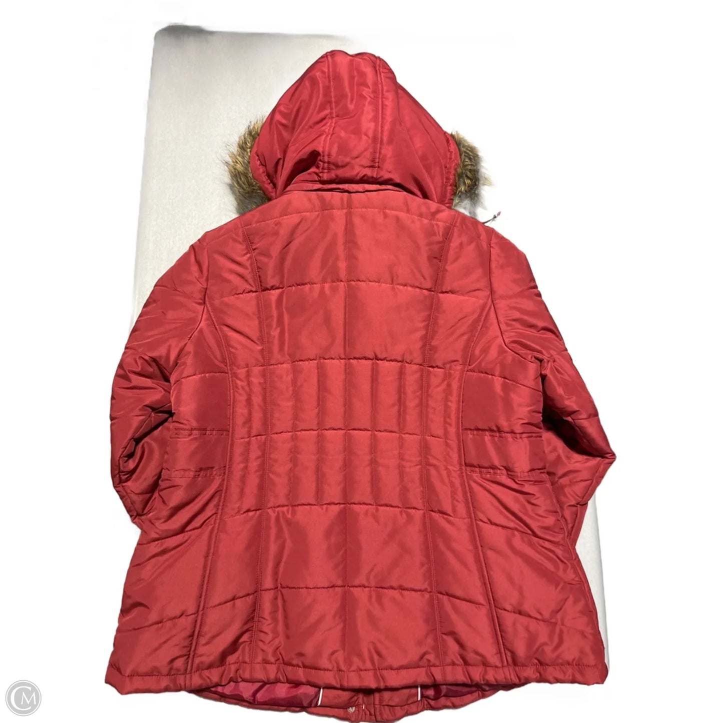 Coat Parka By Cme In Red, Size: 1x