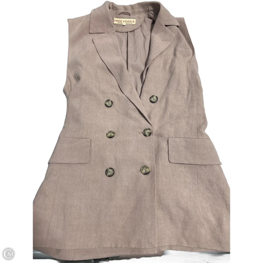 Vest Other By Free People In Tan, Size: Xs