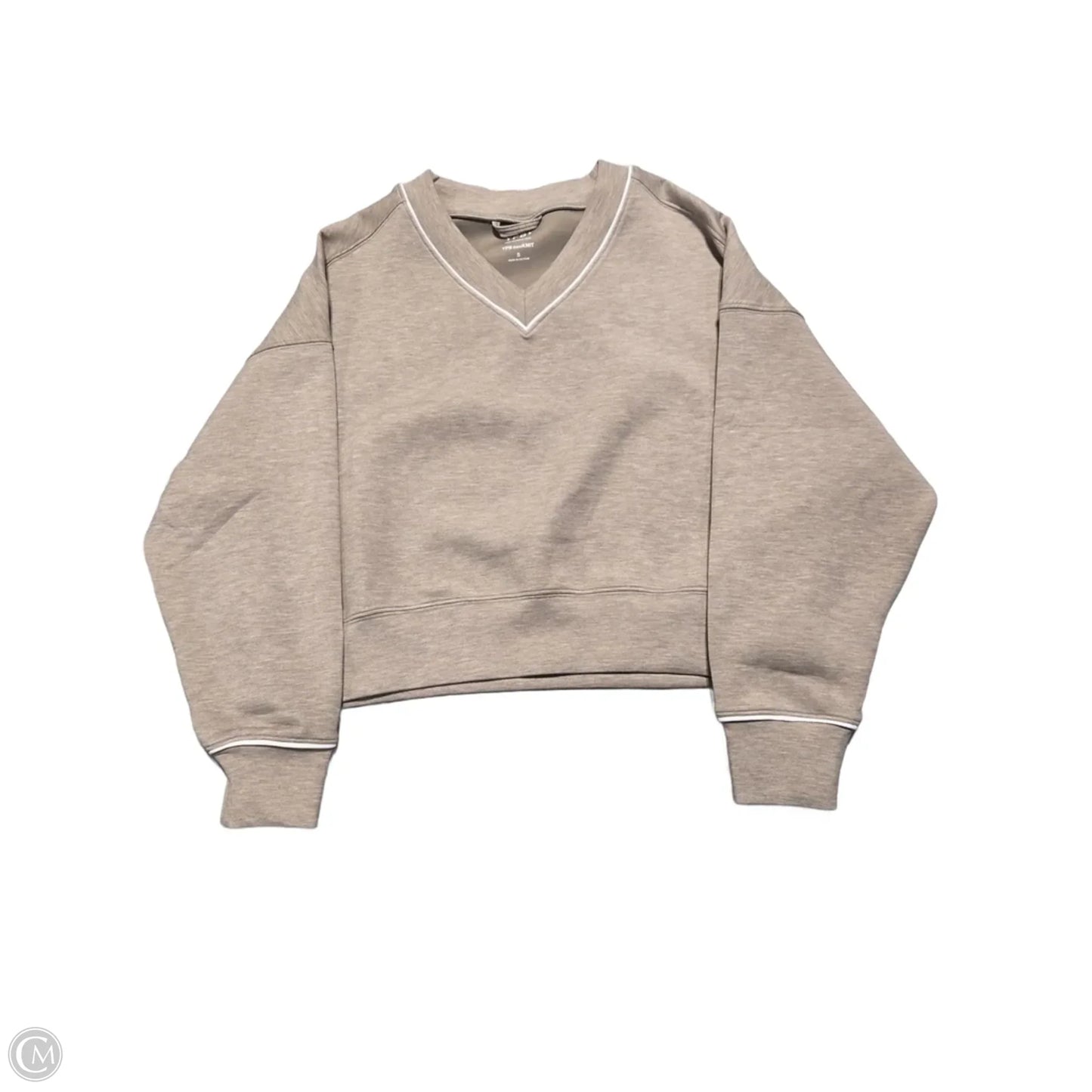 Top Long Sleeve By Ypb In Brown, Size: S