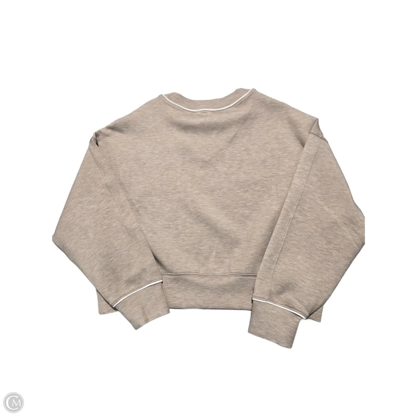 Top Long Sleeve By Ypb In Brown, Size: S