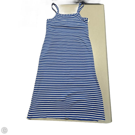 Dress Casual Midi By Loft In Striped Pattern, Size: Xlp