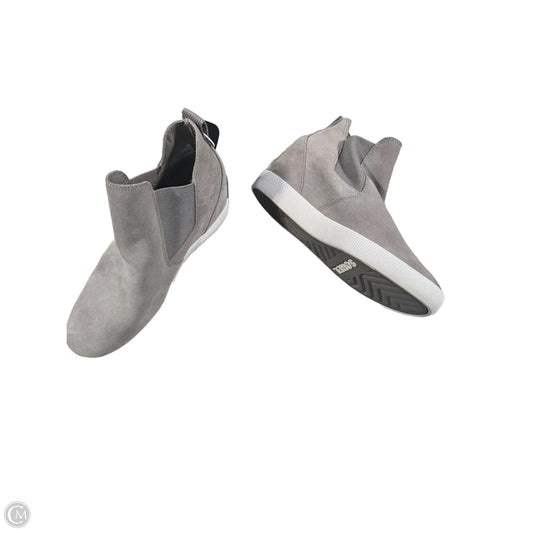 Shoes Heels Wedge By Sorel In Grey, Size: 9