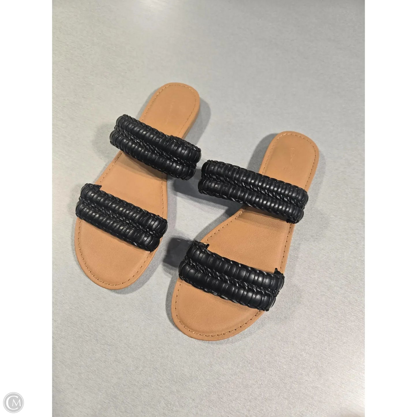 Sandals Flats By Universal Thread In Black, Size: 9