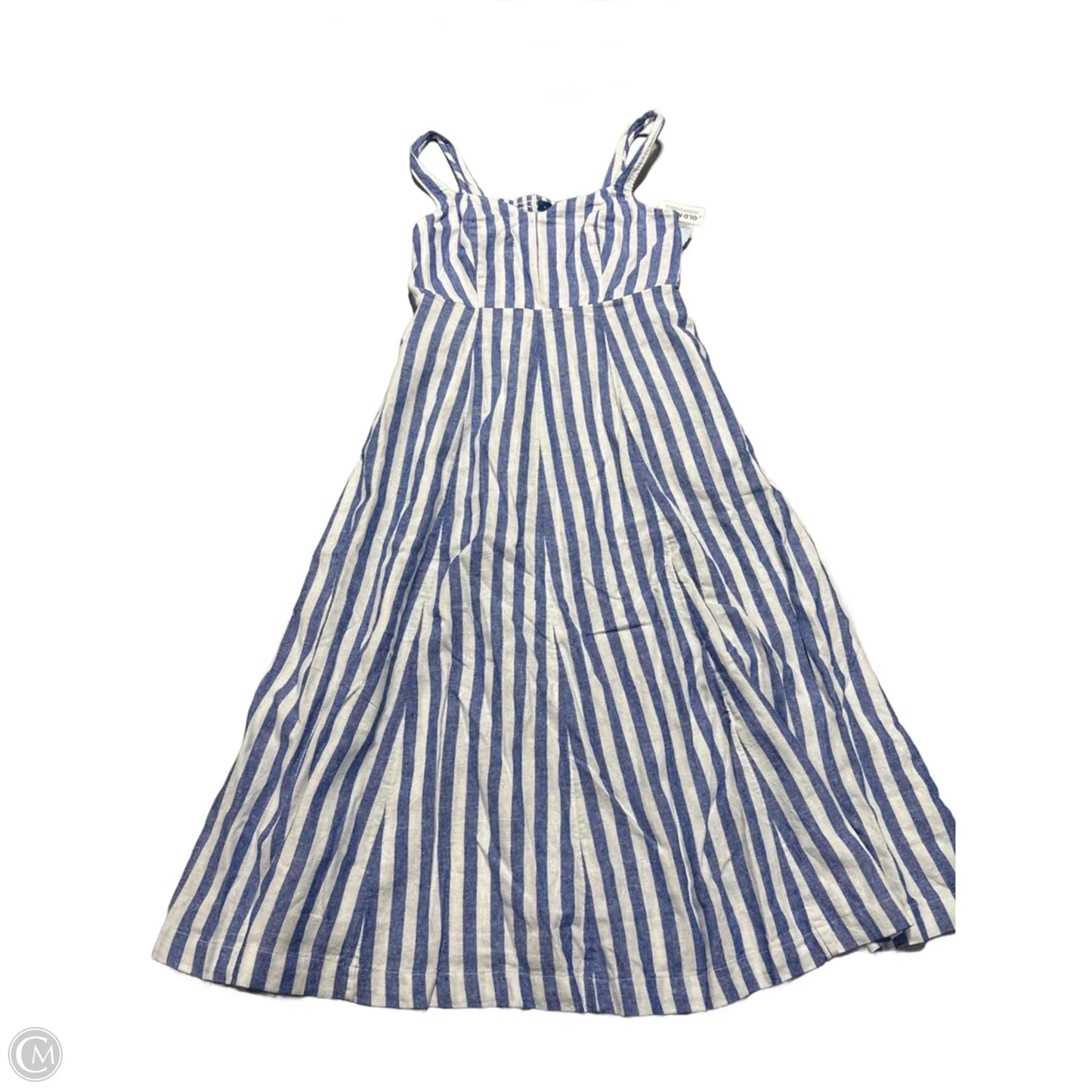 Dress Casual Midi By Old Navy In Striped Pattern, Size: S