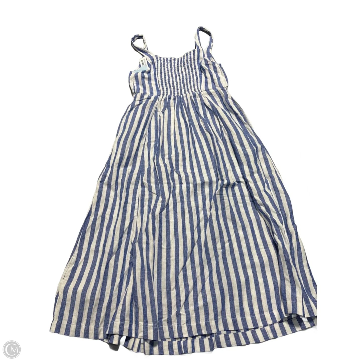 Dress Casual Midi By Old Navy In Striped Pattern, Size: S