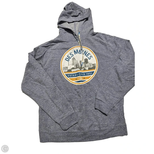 Sweatshirt Hoodie By Cmc In Blue, Size: Xl