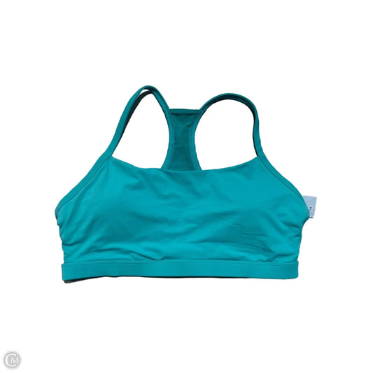 Athletic Bra By Fabletics In Teal, Size: Xl