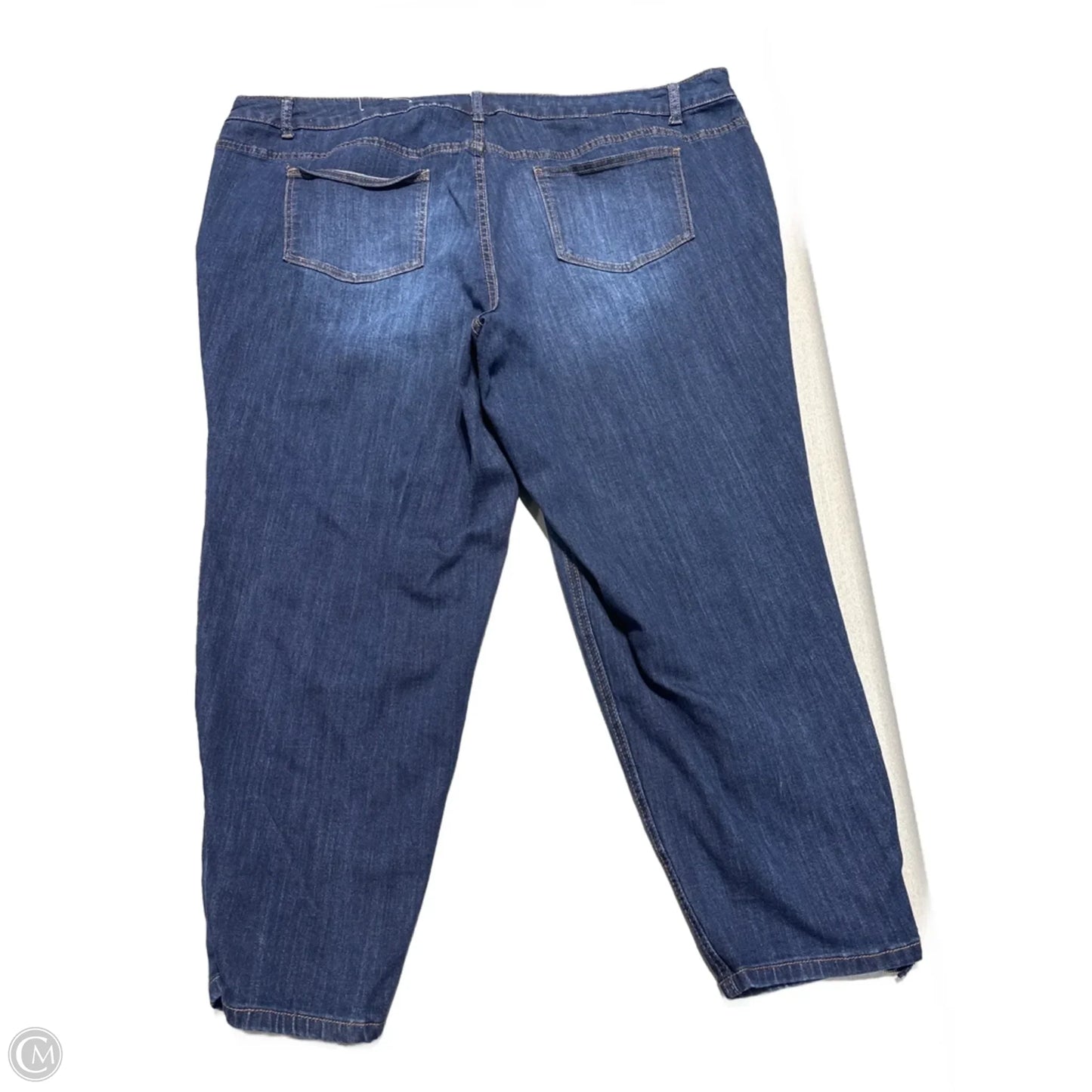 Jeans Cropped By Cj Banks In Blue Denim, Size: 24