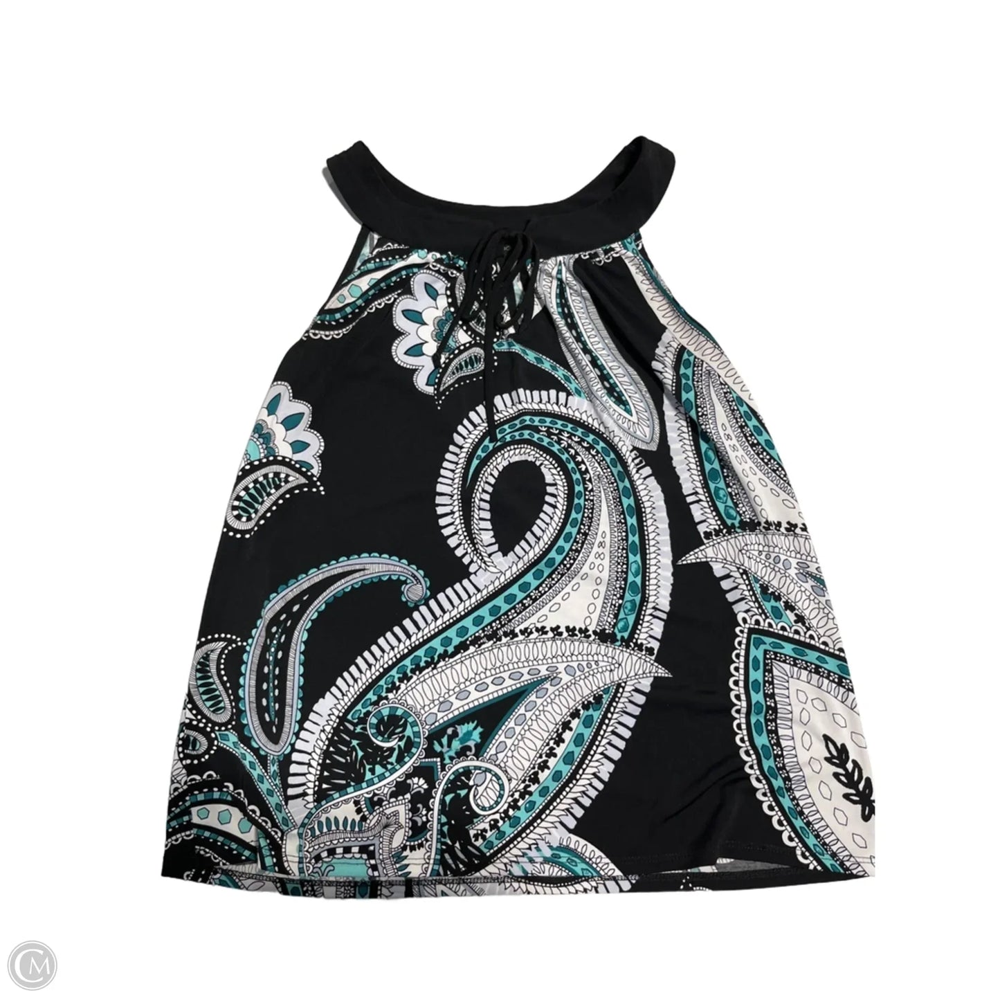 Tank Top By Ab Studio In Black & White, Size: M
