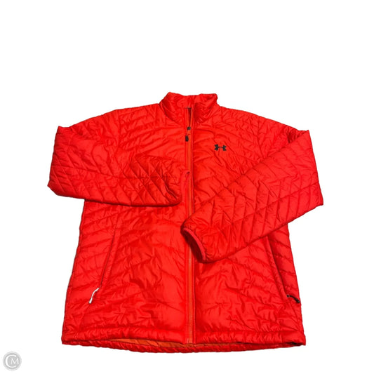 Coat Puffer & Quilted By Under Armour In Red, Size: Xl
