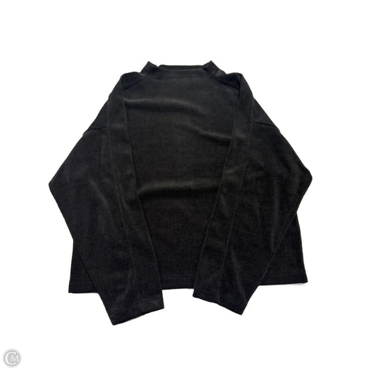 Top Long Sleeve By Madewell In Black, Size: L